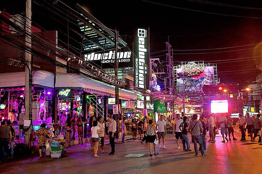Bangla Road Phuket is famous for its night life