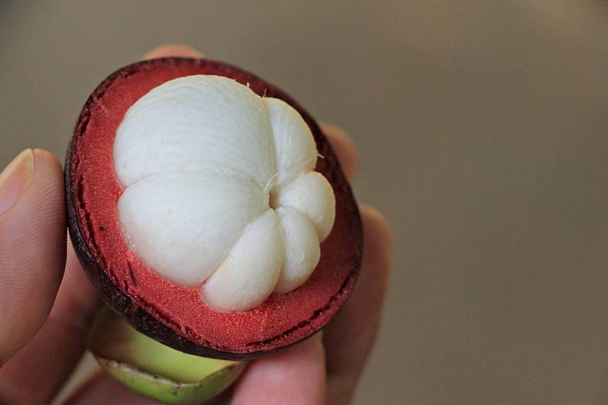 Mangosteen is the queen of all Thai fruits
