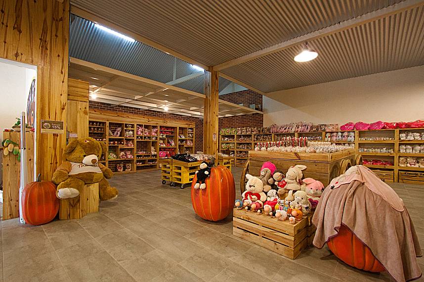 This souvenir shop at Swiss Sheep Farm in Pattaya will attract all the visitors