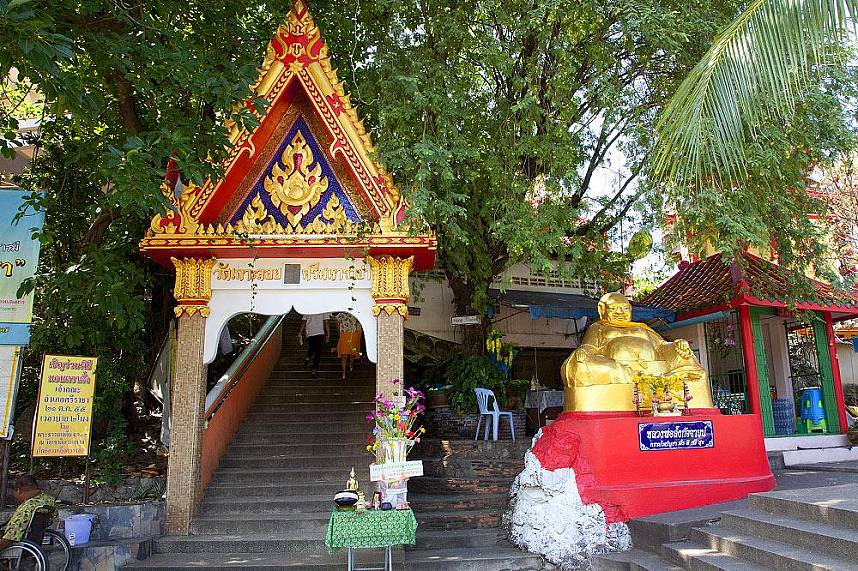 Do not miss a visit at the sacred temple at Koh Loy Tropical Island near Pattaya