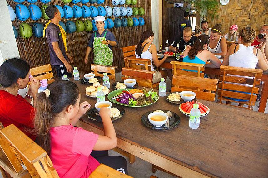 Delicious food at Canopy Adventures Cable Ride Pattaya