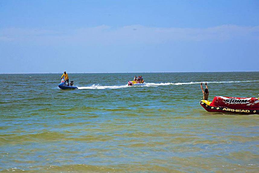 Bangsaen Beach near Sriracha is a great place for a day trip with your family