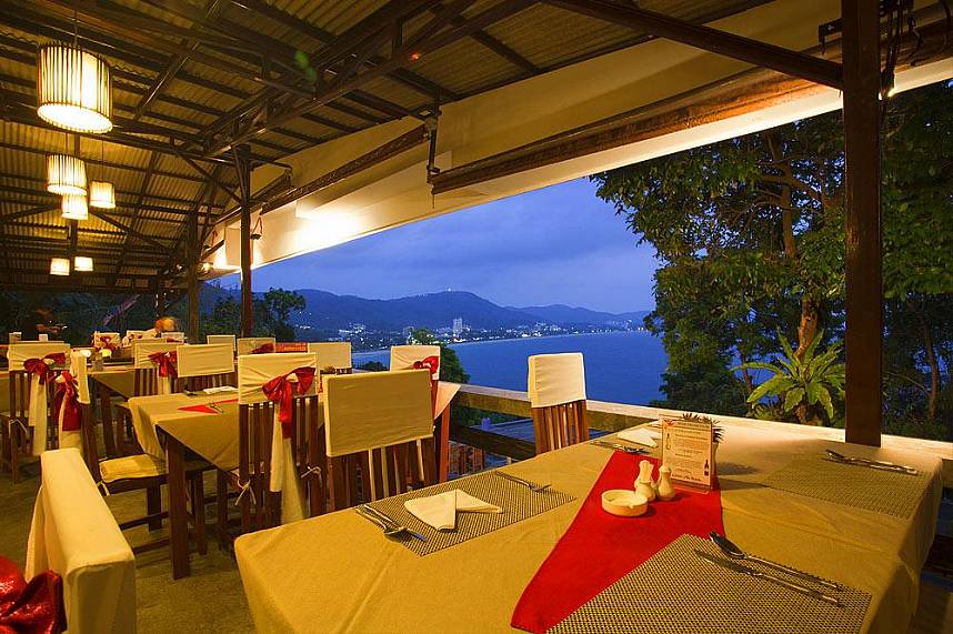 amazin view from Secret Cliff Restaurant Phuket