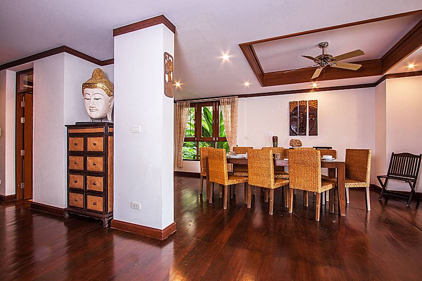Dinning table in the house of Ban Talay Khaw T46