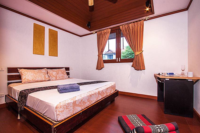 Bedroom with desk of Ban Talay Khaw O9 (Second)