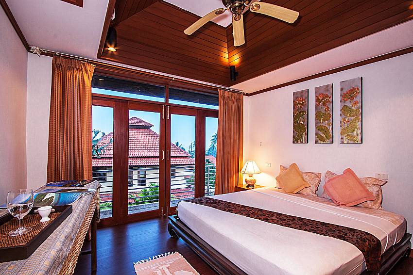 Bedroom overlooking outside of Ban Talay Khaw O9 (Third)