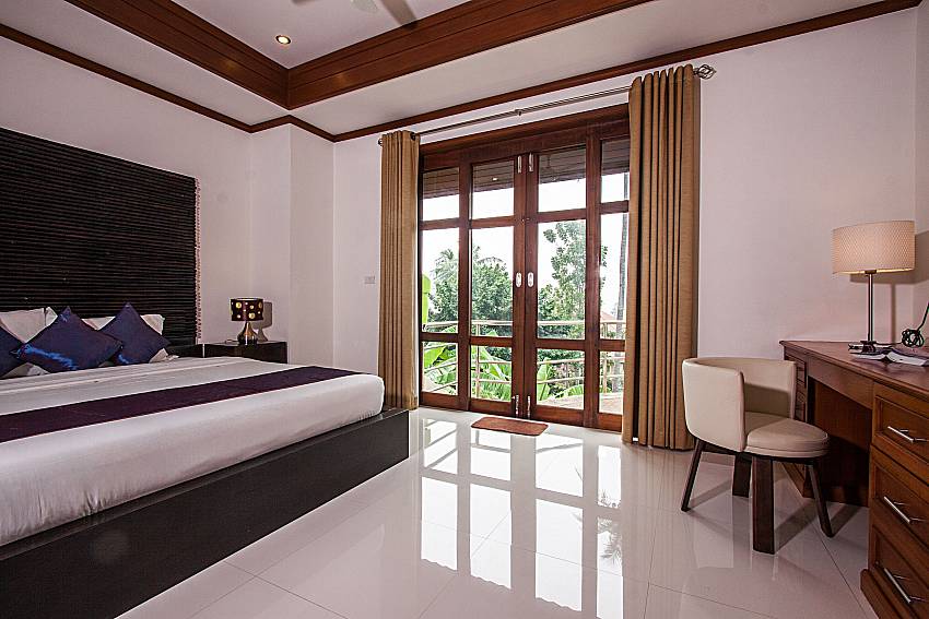 Bedroom overlooking outside of Ban Talay Khaw T26 (Third)