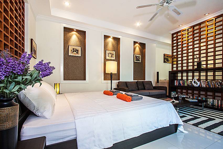 Bedroom are decorated with orchids of Villa Majestic (Third)