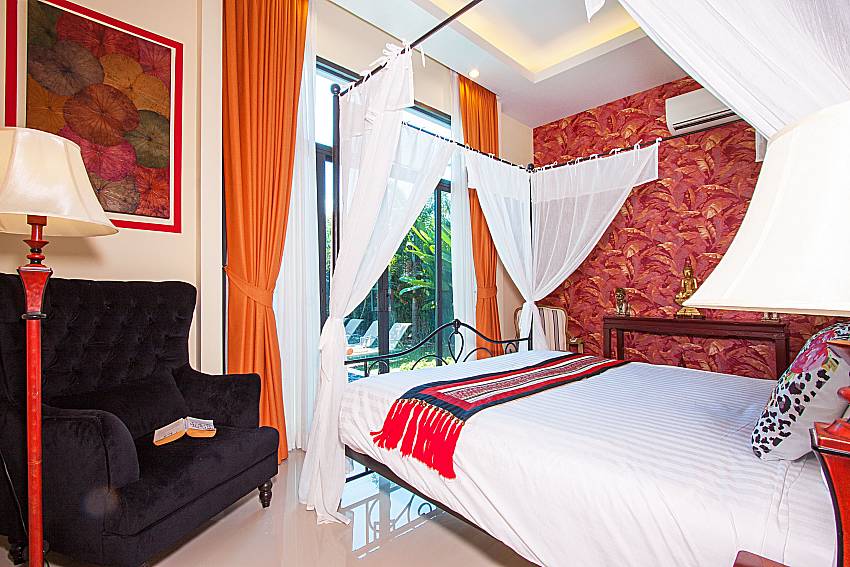 Bedroom Preuk Sah Villa in Phuket