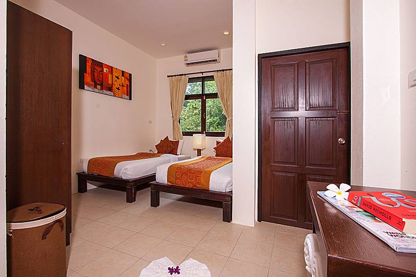 Bedroom Palm Villa No. 3 in Samui