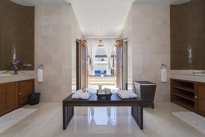 Twin His and Hers Bathroom-Asian Rhapsody_infinity pool_5 bed villa_Rawai_Phuket_Thailand
