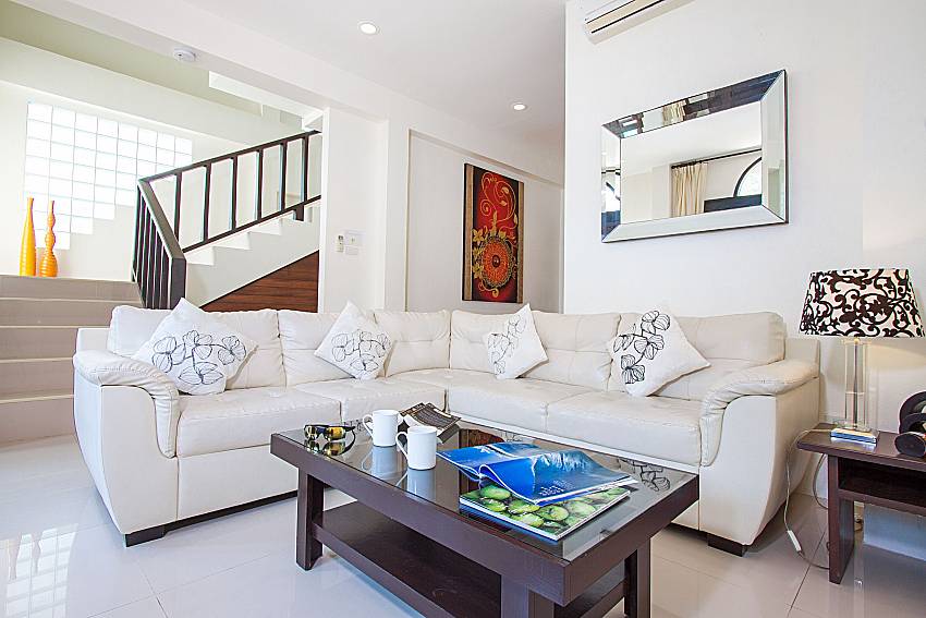 Living room Maprow Palm Villa No. 2 in Koh Samui