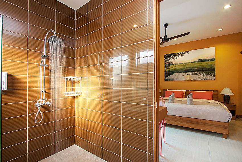 Bathroom with shower City Haven Villa in Central Pattaya