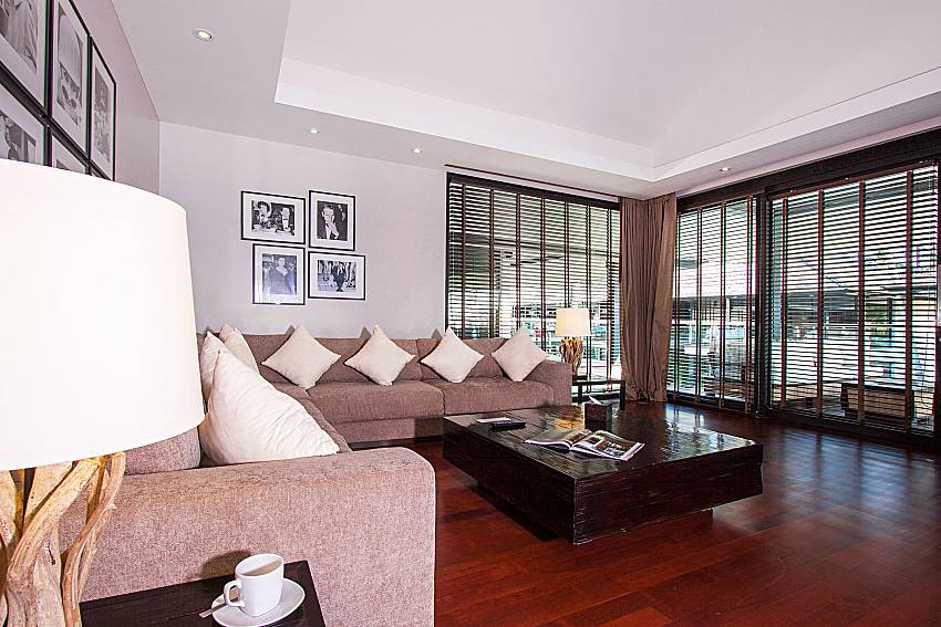 Living room Nikki Beach Resort - Ocean View Penthouse Suite 2 in Samui