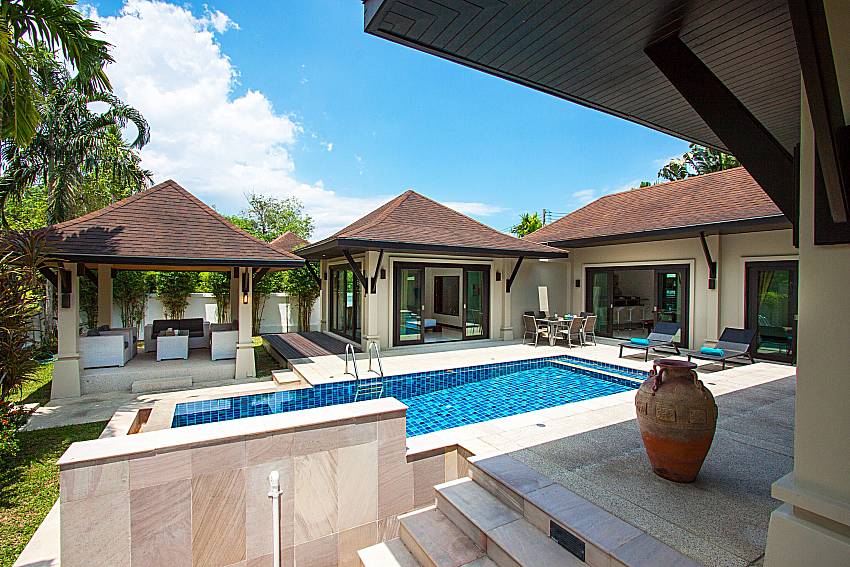 Swimming pool and property Villa Rachana in Phuket