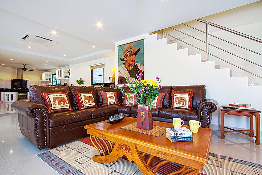 Living room Villa Tallandia in Rawai Phuket