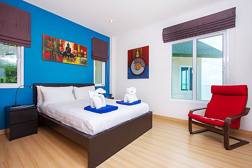 Bedroom Interstellar Beachfront Villa B in Samui