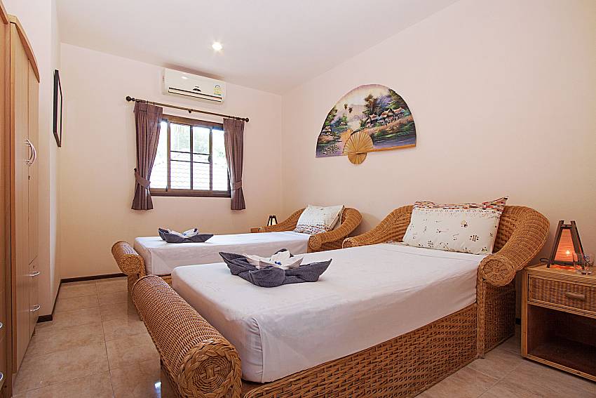 Bedroom Wan Hyud Villa at Chaweng in Samui