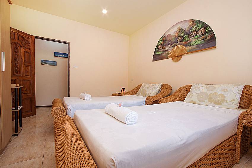 Bedroom Wan Hyud Villa No.204 at Chaweng in Samui