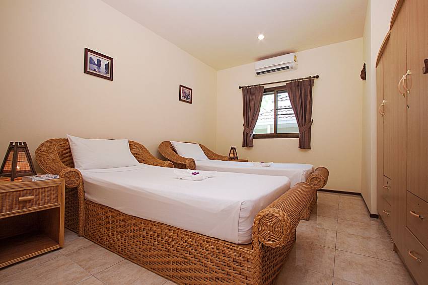 Bedroom Wan Hyud Villa No.202 at Chaweng in Samui