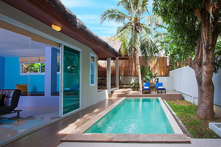 Swimming pool and property Moonscape Villa 201 at Chaweng in Samui