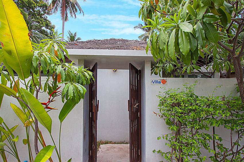 Entrance Moonscape Villa 205 in Samui