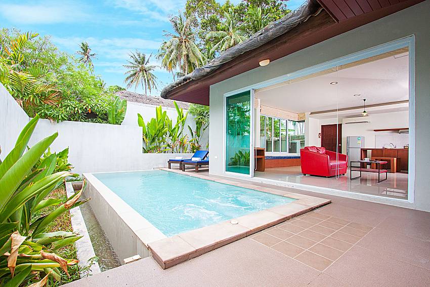 Swimming pool and property Moonscape Villa 205 in Samui 
