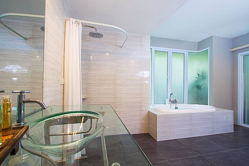 Bathroom with shower Moonscape Villa 101 in Koh Samui