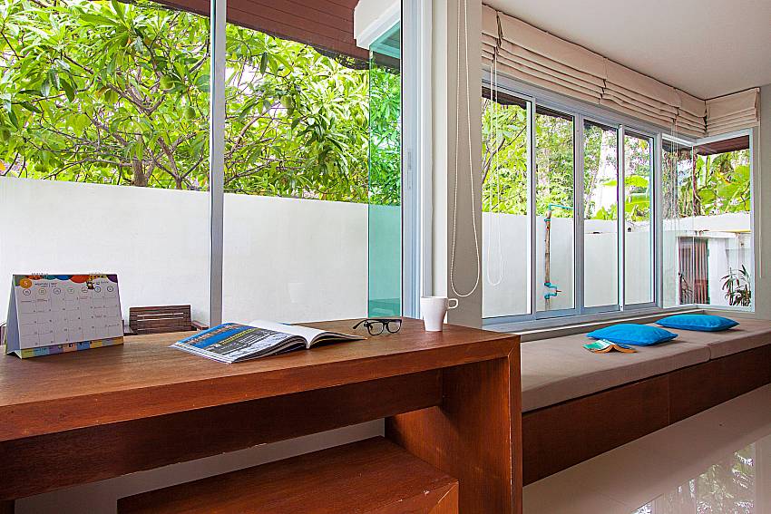 Seat and table Moonscape Villa 206 in Koh Samui 