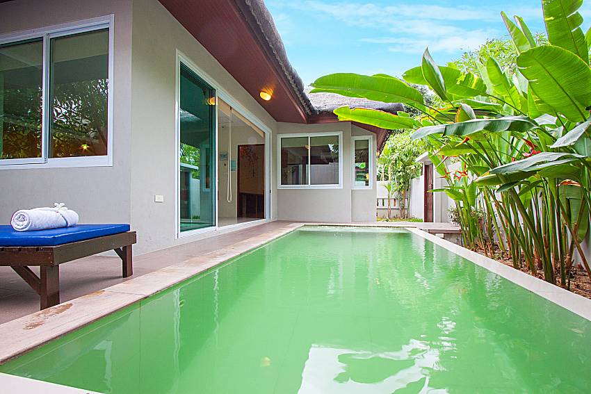 Swimming pool and property Moonscape Villa 202 at Chaweng in Samui