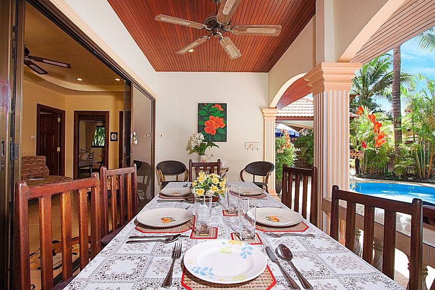 Dinning area Villa Onella in Phuket