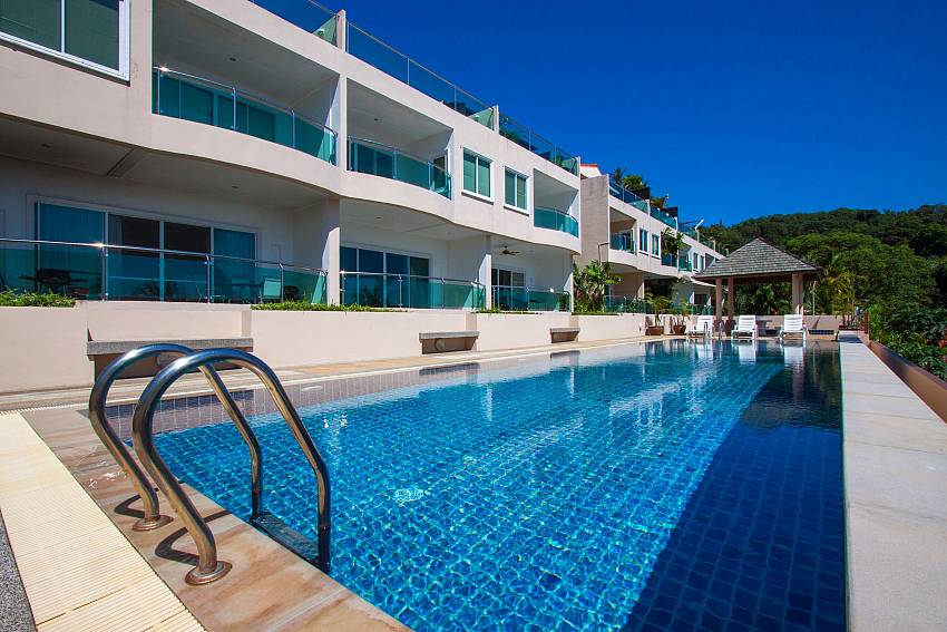 Swimming pool and property Vara Apartment at Kata in Phuket  