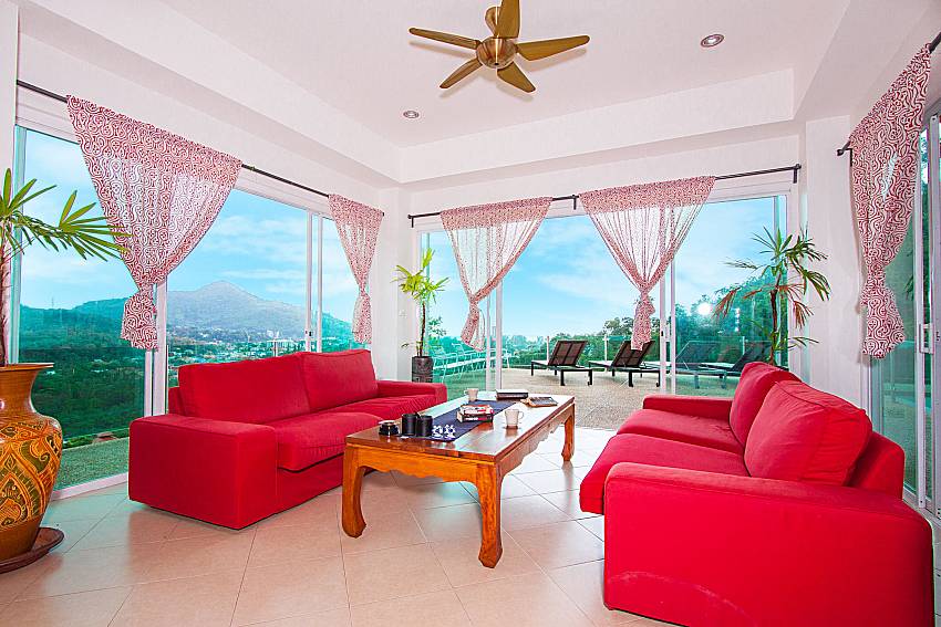 Living room Villa Niyati in Phuket