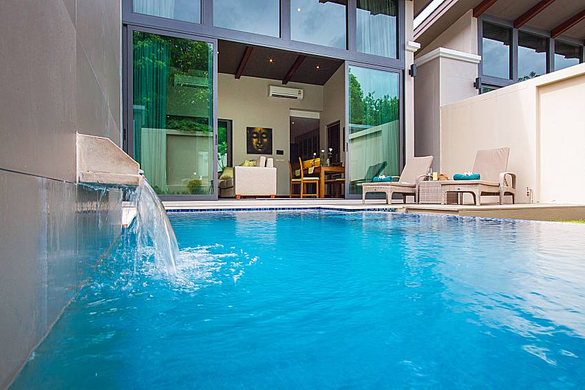 Swimming pool and property Poonam Villa in Phuket