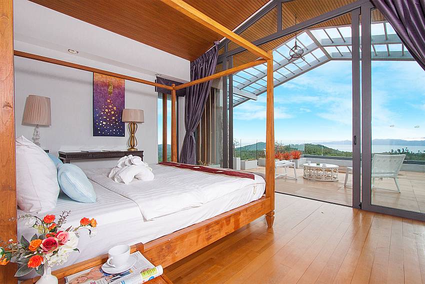 incredible view in the bedrooms-Villa High Rise_Bophut_Samui_Thailand