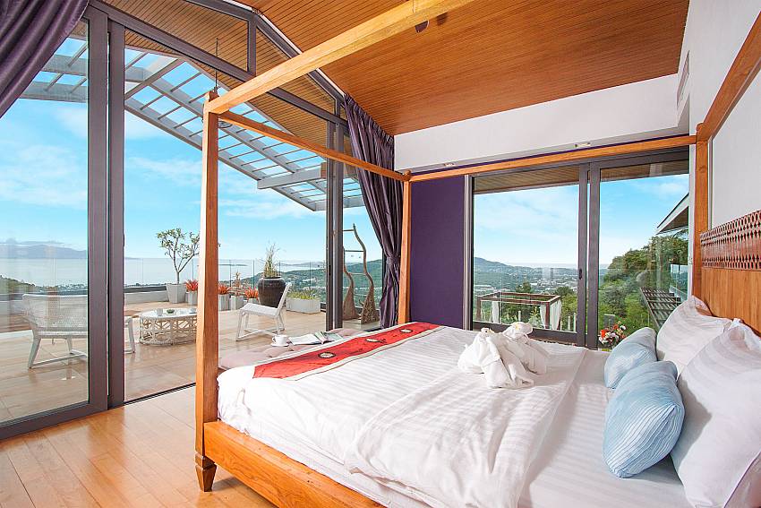3. bedroom with king size bed-Villa High Rise_Bophut_Samui_Thailand
