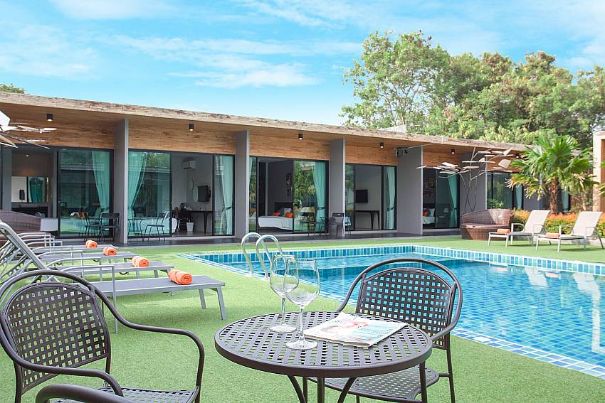 Pool and bedroom view-Stargaze Resort_Jomtien_Pattaya_Thailand