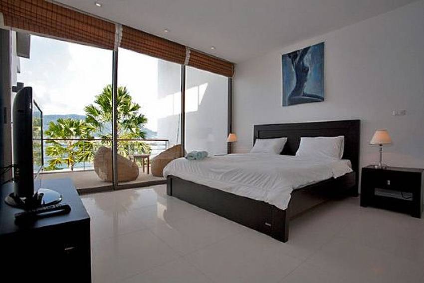 First bedroom with balcony Of Villa Atika 2