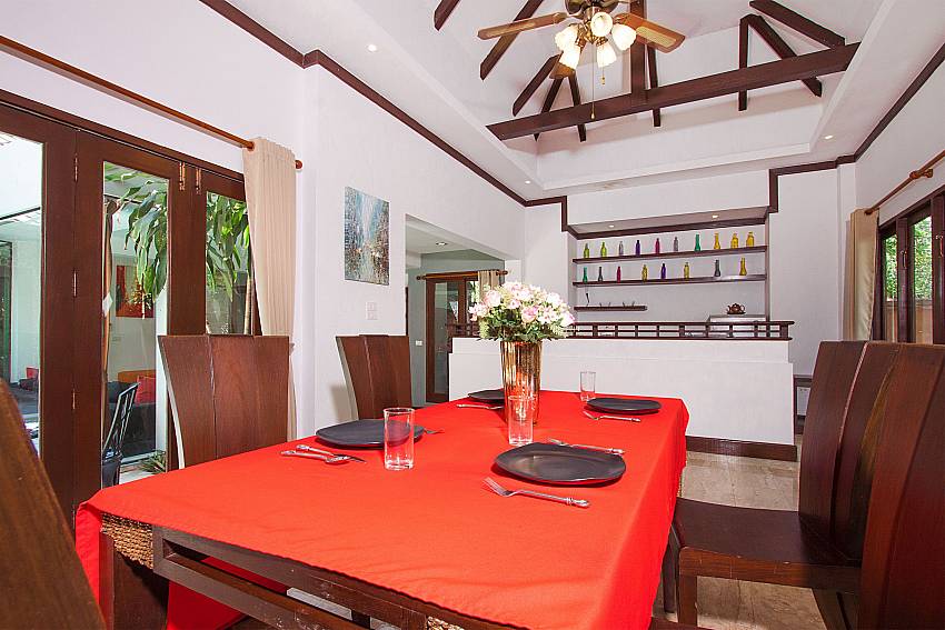 Dinning area Villa Baylea 201 in Chaweng Samui