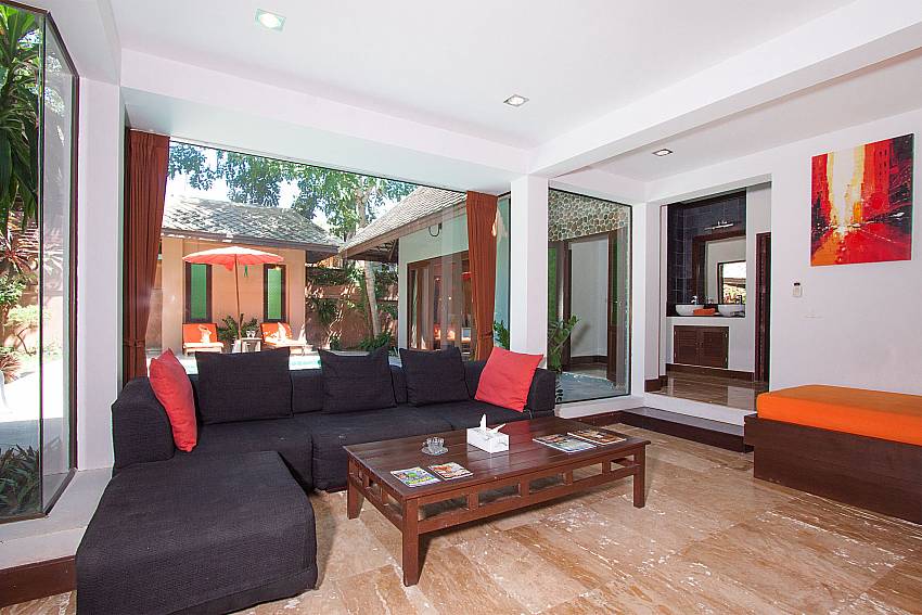 Living room Villa Baylea 201 in Chaweng Samui
