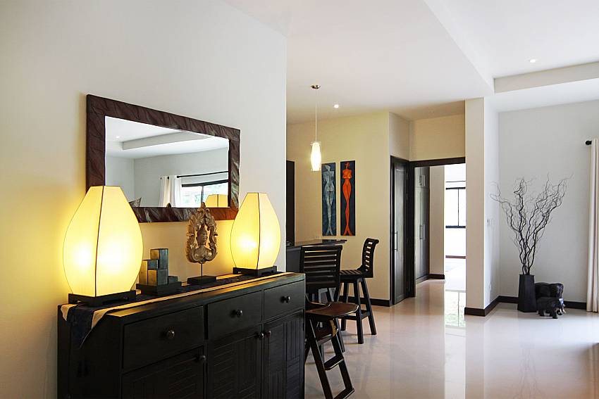 Wonderful furniture at the 4 bedroom Villa Anyamanee in Phuket