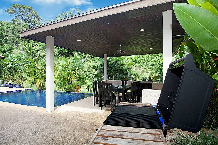 Private pool area at Villa Anyamanee in South Phuket