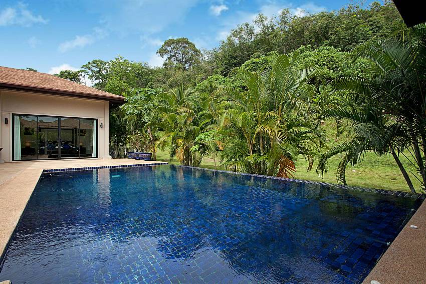 Big private pool at Villa Anyamanee in Nai Harn South Phuket