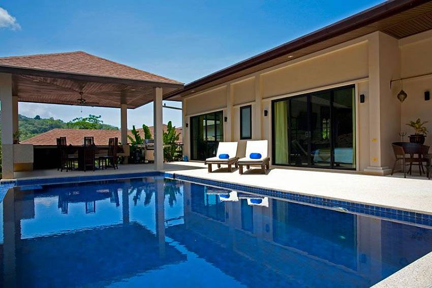 Infinity Pool and Thai Sala-Phailin Talay_4 Bedroom_Family Pool Villa_Nai Harn_Rawai_Phuket_Thailand