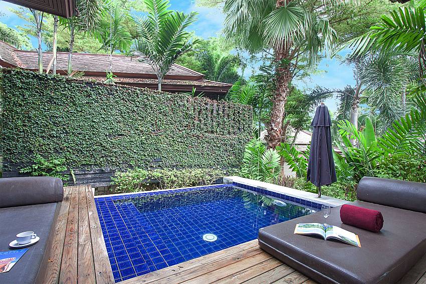 Private pool deck of Villa Hutton 102 Bo Phut Koh Samui