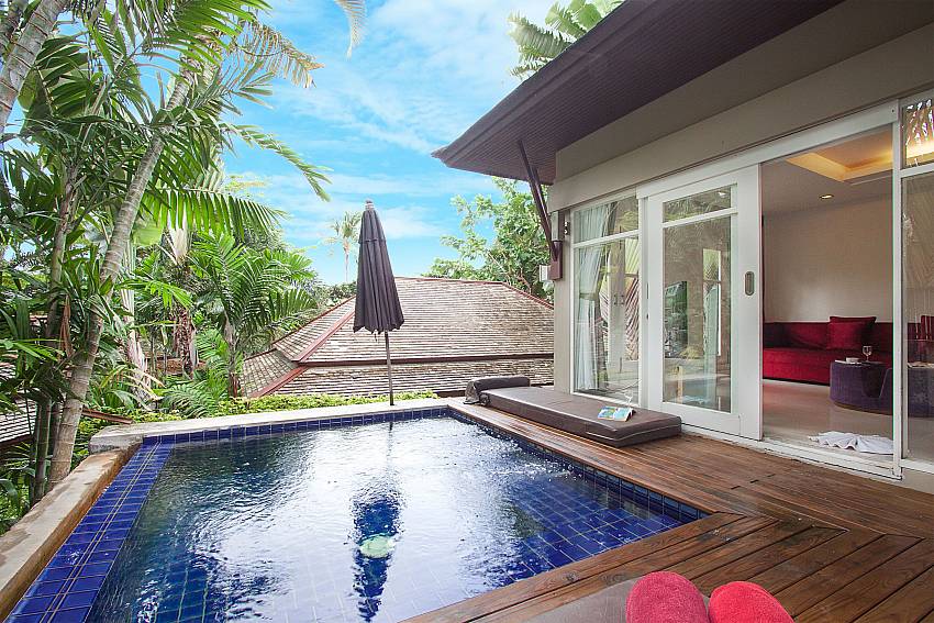 Private pool with nice view at Villa Hutton 103 Bophut Koh Samui