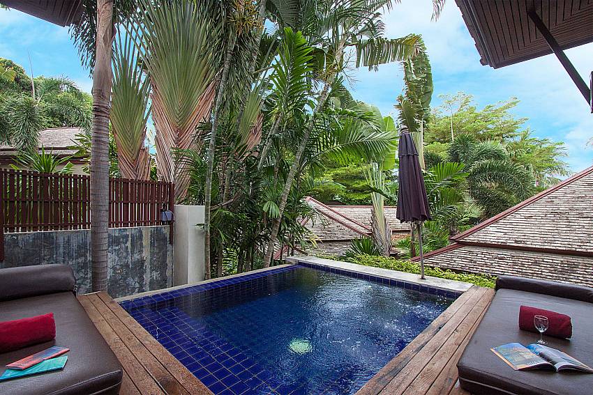 Private pool deck at Villa Hutton 103 Samui Bo Phut