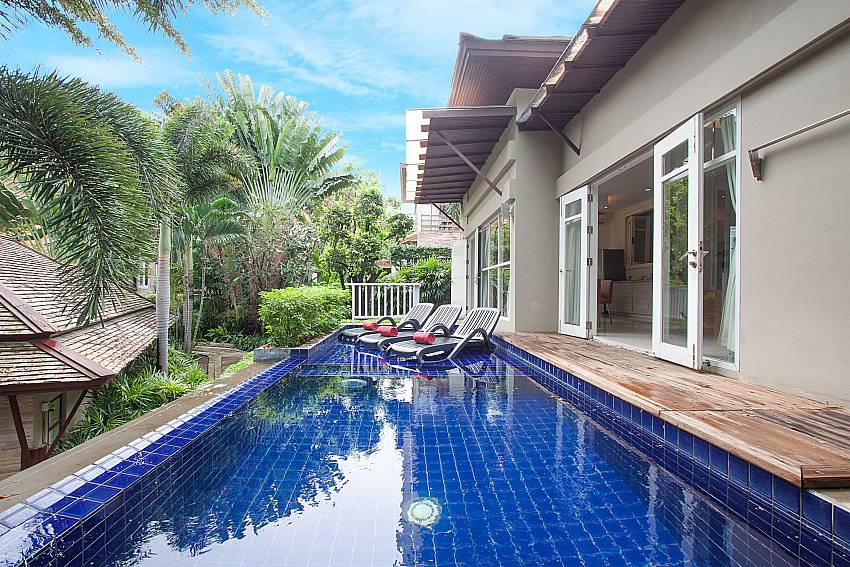 Relax at the private pool in Villa Hutton 202 Bophut Koh Samui 