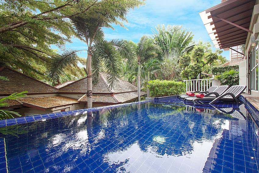 Private pool with garden view at Villa Hutton 202 Bophut Koh Samui