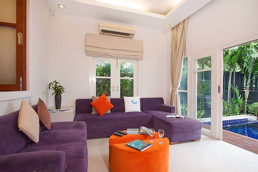 Living room Villa Hutton 214 in Koh Samui 